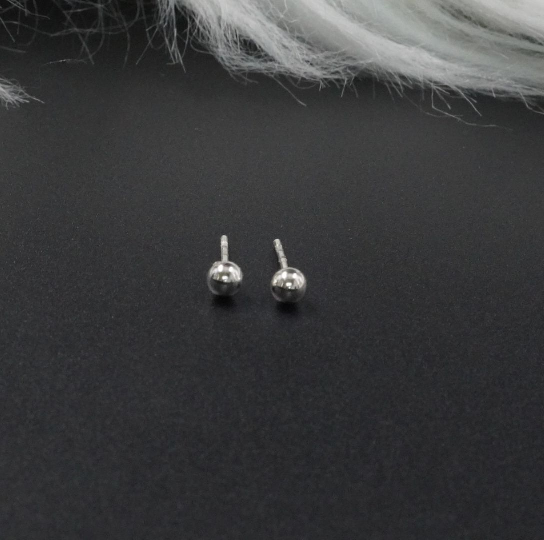 TOPO PLATEADO SENCILLO ACERO 4MM